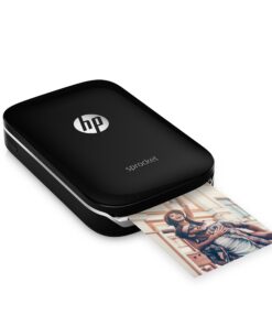 HP Sprocket Portable Color Photo Printer, Print Social Media Photos on 2x3" Sticky-Backed Paper - Black (X7N08A) 48 811ll4jYqQL