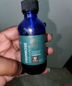 Pure Evening Primrose Oil for Skin - Cold Pressed Natural Face Moisturizer and Nourishing Hair Oil - Use in DIY Skin Care for Dry Flaky Skin Hydration and as a Carrier Oil for Essential Oils Mixing 25 811loTv7dyL