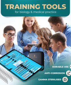 Advanced Dissection Kit Biology Lab Anatomy Dissecting Set with Stainless Steel Scalpel Knife Handle Blades for Medical Students and Veterinary by InstaSkincare 47 811loyApHNL