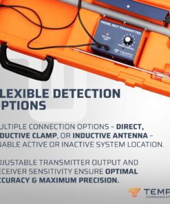 TEMPO Communications 501 Tracker II Underground Wire Locator & Cable Tracer | Buried Wire Tracer, Underground Cable Locator | Circuit and Cable Tester | Locate Cables 7 Ft Deep (Professional Grade) 14 811lxE9CgGL