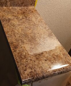 Epoxy Resin Promise Table Top 2-Part- 1 Gallon High Gloss (0.5 Gal Resin + 0.5 Gal Hardener) Transform Your DIY Projects with Crystal Clear Finish - Ideal for Bar Tables, Tabletops, Countertops & More 47 811mGM6a7RL