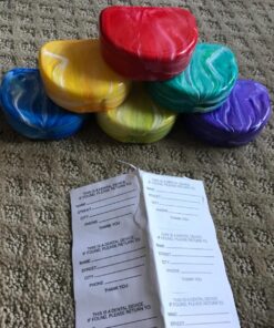 Marble Retainer Cases, Assorted Colors, Pack of 6 29 811mntWchyL