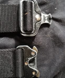 FAIRWIN Men's Tactical Belt, Rigger Belt, Utility Web Nylon Novelty Work Belt for Men Black S(Waist 30''-36''Width 1.5'') 24 811n9AyYo3L