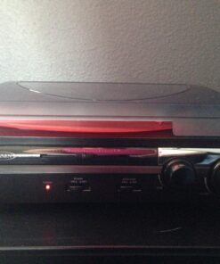 Jensen JTA-230 3 Speed Stereo Turntable with Built in Speakers, Aux in, Vinyl to MP3 Converting/Encoding Classic 25 811nREBzPBL