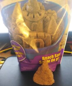 Kinetic Sand, 3 Lbs Beach Sand for Ages 3 and Up Brown Beach Sand 28 811npcTPwlL