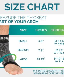 Run Forever Sports Plantar Fasciitis Compression Socks | Foot & Ankle Brace for Women & Men | Toeless Ankle Compression Sleeve for Ankle Support, Plantar Fasciitis, Night Splint, Arch & Achilles Tendonitis Relief Medium Black 29 811oDiAK6RL