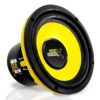 Pyle 6.5 Inch Mid Bass Woofer Sound Speaker System - Pro Loud Range Audio 300 Watt Peak Power w/ 4 Ohm Impedance and 60-20KHz Frequency Response for Car Component Stereo PLG64,Yellow 27 811odrxpjBL