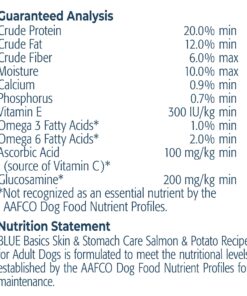 Blue Buffalo Basics Skin & Stomach Care, Natural Adult Dry Dog Food, Salmon & Potato 24-lb 24 Pound (Pack of 1) 29 811sDWJzYJL