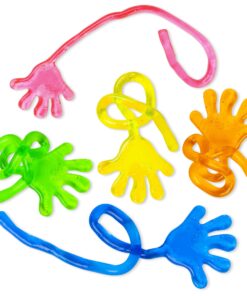 Super Z Outlet Vinyl Glitter Mini Sticky Hands Toys for Children Party Favors, Birthdays - 1 1/4" (72 Count) 26 811ukYt1 LL