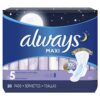 Always Maxi Extra Heavy With Wings Overnight Pads, 20 Count (Pack of 2) 40 Count 6 811v4Fz9XAL
