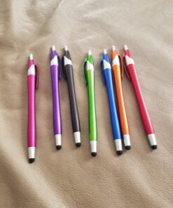 SKOLOO Stylus Pens for Touch Screens,Pack of 14, 2-in-1 Click Ball Pen, Ballpoint Pen and Slim Stylus for Universal Tablet Smartphone, Multi-Colored 22 811w ZTbCdL