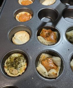 Wilton Perfect Results Non-Stick Mega Mini Muffin Pan & Mini Cupcake Pan, 48-Cup Pan, Steel Mega - Mini 48-Cup Muffin Baking Pan 33 811wxMm47DL