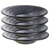 SE 14 Inch Gold Panning Pan - Three Riffles for Easier Mining and Prospecting, Black, 4 Pack 8 811xIOP3QnL