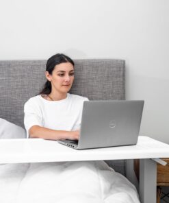 Carex Overbed Table and Hospital Bed Table - Table With Wheels - Over The Bed Table For Home Use and Hospital, Bedside Table With Wheels, Over Bed Desk, Over Bed Table With Wheels 26 811ycdCgyL