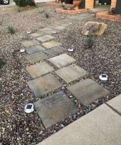 Signature Garden Premium Stainless Solar Garden Lights - Super-Bright 15 Lumens - Perfect Neutral Design; Makes Garden Pathways & Beds Look Great - Easy NO-Wire Installation; Water-Resistant Stainless Steel Silver 6-pack 40 811yzlWuGiL