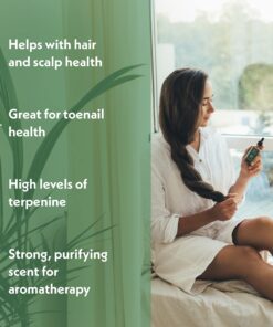 Eve Hansen Organic Tea Tree Oil (4oz) | Melaleuca Alternifolia | Pure Tea Tree Essential Oil for Skin, Scalp, Nails and Aromatherapy 24 812 03TfJL