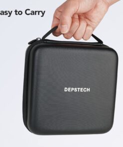 DEPSTECH Original Endoscope Case, Wireless Borescope Carrying Bag WiFi & USB Scope Cameras, Upgraded Large-Capacity Hardshell Case, Compatible with 4.3" Inspection Camera DS300, Black 28 8121UzL2gL