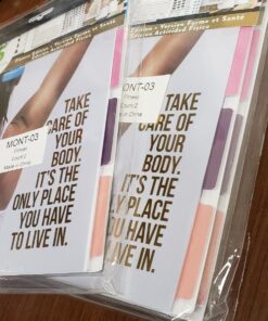 me & my BIG ideas 4 Month Fitness Extension - The Happy Planner Scrapbooking Supplies - Pre-Punched Pages - Food & Exercise Logs - Inspirational Dividers & Stickers To Stay on Track - Classic Size 39 8123aERfBgL