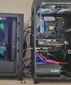 CORSAIR Hydro Series H110i AIO Liquid CPU Cooler, 280mm Radiator, Dual 140mm SP Series PWM Fans, Advanced RGB Lighting and Fan Software Control H110i RGB 28 8125O1QW2sL