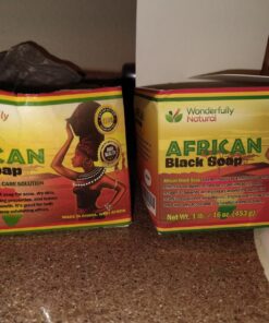 Organic African Black Soap - For Acne & Dark Spots | Natural Vegan and Cruelty Free – Satisfaction Guarantee 1lb bar | 90 day Supply 1 Pound (Pack of 1) 59 8125b2V4tjL 1