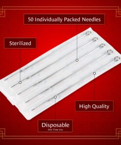 One Tattoo World 50-pcs Sterilized Tattoo Needles Individually Packed 3RL Round Liner, Perfect Precisions, Great for Stick and Poke Tattoos | OTW-50-3RL.1 26 8125kIXDwL