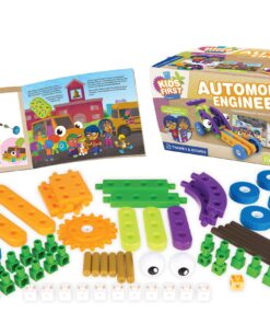 Alternative view of Kids First Automobile Engineer Kit | STEM | 32 Page Full-Color Illustrated Storybook | Ages 3+ | Preschoolers and kindergartners | Develop Fine Motor Skills | Parents Choice Gold Award Automobile Engineer (with plastic storage bin)