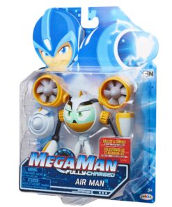 Mega Man Fully Charged – Air Man Articulated Action Figure with Air Man Buster Accessory (to swap onto The Mega Man Figure)! Based on The New Show! 17 8126l3RyDML