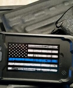 Tattered 3M Reflective Thin Blue Line 3.5 X 2 Decal Sticker United States Us Flag Tactical Police Law Enforcement 20 8128swfSgL