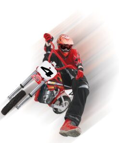 Razor MX500 Dirt Rocket Adult & Teen Ride On High-Torque Electric Motocross Motorcycle Dirt Bike, Speeds up to 15 MPH, Ages 14 and Up, Red 10-12" 17 812A1Zm40PS