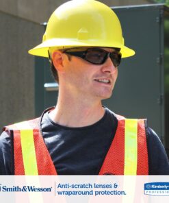 Smith & Wesson Elite Safety Glasses (21303), Smoke Lenses, Black Frame, Unisex Sunglasses for Men and Women 14 812Bz9uyYnL