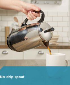 Farberware 12-Cup Electric Percolator Coffee Pot, Premium Stainless Steel, FCP412 12 Cup 26 812DvGn2rdL