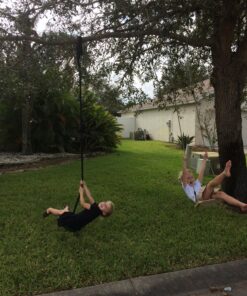 Squirrel Products Heavy Duty Plastic Tree Swing - Single Disc Rope Swing with Leg Protectors - Additions & Replacements - Outdoor Play Equipment - Green 30 812EAzeI7xL 1