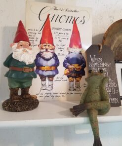 Garden Gnomes Outdoor and Indoor Statue 10'' Weather-Resistant Lawn Gnome With Red Hat and Adorable beard, Adds Whimsical Charm to Your Garden Gnomes Decorations for Yard. 10 in 33 812EUGtDZWL