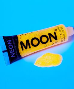 Moon Glow - Blacklight UV Glitter Face & Body Gel - 0.42oz Set of 6 - Blacklight Face Paint - glows brightly under Blacklight 20 812FteMPj1L
