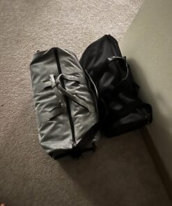 Convertible Garment Bag with Shoulder Strap, Modoker Carry on Garment Duffel Bag for Men Women - 2 in 1 Hanging Suitcase Suit Travel Bags (Grey) Ash Grey 56 812FwtMAezL