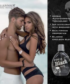 Millennium Tanning Paint It Black 50X - Extreme Dark Tanning Lotion, 13.5 Ounces 23 812GhaGiSyL