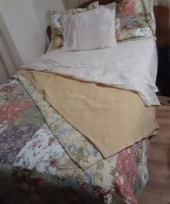 Utopia Bedding 100% Cotton Blanket (Queen Size - 90x90 Inches) 350GSM Lightweight Thermal Blanket, Soft Breathable Blanket for All Seasons (Tan) Tan Queen 20 812Gk80tp8L