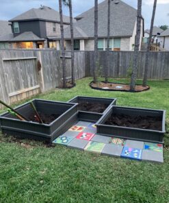 Lifetime 60069 Raised Garden Bed Kit, 4 by 4 Feet, Pack of 3 57 812Gro3cEqL