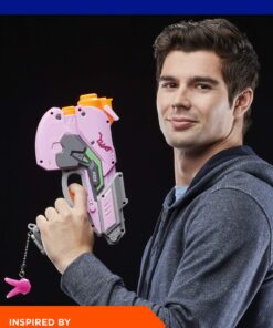 Overwatch D.Va Nerf Rival Blaster with 3 Overwatch Rival Rounds Standard 27 812GyC8cuL