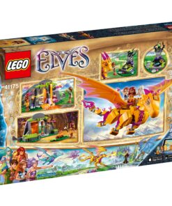 LEGO Elves Fire Dragon's Lava Cave 41175 Creative Play Toy for 8- to 12-Year-Olds 14 812ICEIVr2L