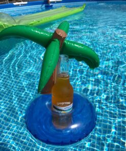 GoFloats Inflatable Pool and Hot Tub Drink Holders (3 Pack) (Choose - Unicorn, Flamingo, Palm Tree and More) 36 812Kz1Rm03L