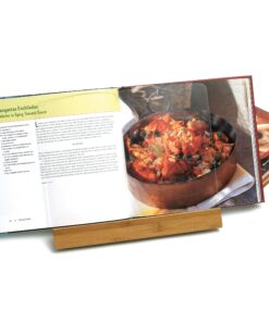 Lipper International 8815 Bamboo Wood and Acrylic Cookbook Holder, 12-1/2" x 9-1/4" x 6-3/4" Cookbook Holder (Wood with Splatter Guard) 11 812L6nWmziL