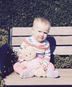 Manhattan Toy Baby Stella Soft First Baby Doll for Ages 1 Year and Up, 15", Peach In Retail Packaging 30 812LR 4tML