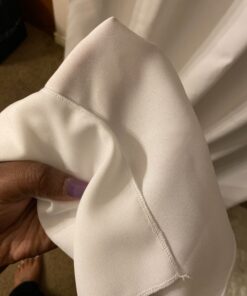 BalsaCircle 10 ft x 10 ft White Polyester Photography Backdrop Drapes Curtains Panels - Wedding Decorations Home Party Reception Supplies 34 812LVOBl L