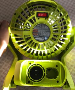 Ryobi P3320 18 Volt Hybrid One+ Battery or AC Powered Adjustable Indoor/Outdoor Shop Fan (Battery and Extension Cord Not Included/Fan Only) 1 24 812ME4NnpL