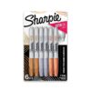 SHARPIE Metallic Permanent Markers, Fine Tip Marker Set, Assorted Metallic Markers, Stocking Stuffers, Art Supplies, Teacher Gifts, Holiday Gifts for Artist, 6 Count 6 Count Assorted 12 812O3acCgL
