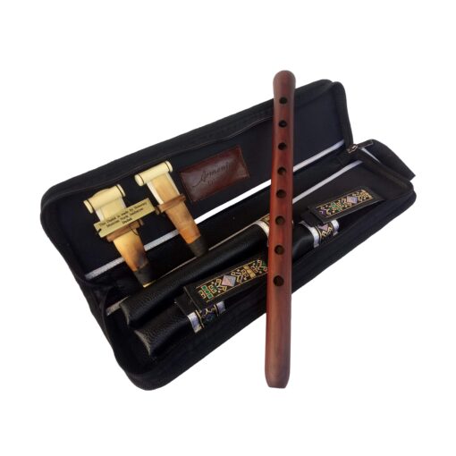 SALE - Professional Armenian DUDUK instrument Handmade From ARMENIA, leather case, 2 Pro reeds, Playing Instruction - Apricot Wood in Key A - Flute Oboe Balaban Woodwind