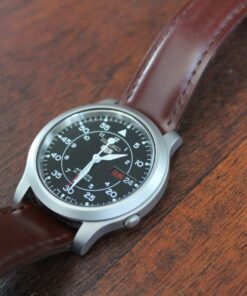 SEIKO Men's SNK809 5 Automatic Stainless Steel Watch with Black Canvas Strap 57 812Qa35fPeL