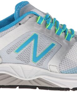 New Balance Women's W3040 Optimum Control Running Shoe 9.5 Wide Silver/Blue 13 812QbMADSIL