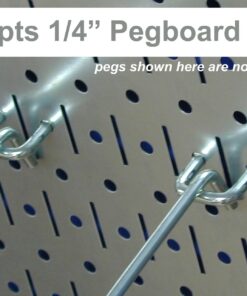 Pegboard Organizer Wall Control 4 ft. Metal Pegboard Standard Tool Storage Kit with Black Toolboard and Black Accessories 29 812StZZAPkL